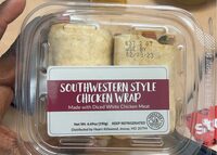 Southwestern style chicken wrap