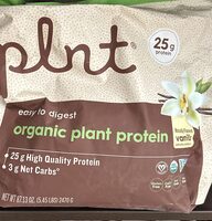 Organic plant protein