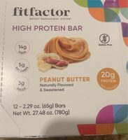 Peanut butter protein bar