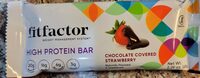 High Protein Bar chocolate covered strawberry