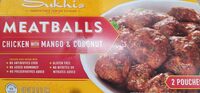 Meatballs Chicken with Mango and Coconut