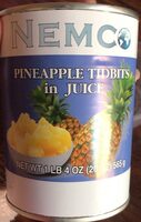 Pineapple tidbits in juice