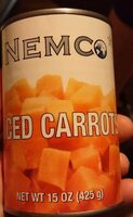 Diced carrots