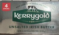 Unsalted Irish butter