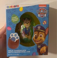 Paw patrol milk chocolate with marshmallow