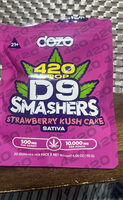 420 D9 Smashers Strawberry Kush Cake