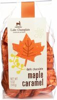 Chocolate leaves dark maple caramel