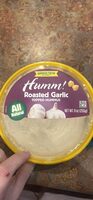 Roasted Garlic Topped Hummus