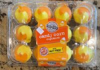 Candy corn cupcakes