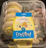 Kimberley's bakeshoppe vanilla frosted soft sugar cookies