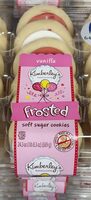 Vanilla frosted soft sugar cookies