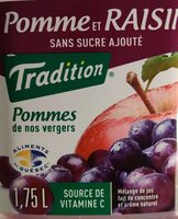 Jus De Fruit (pomme Et Raisin)
