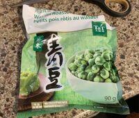 Wasabi roasted peas