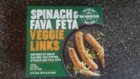 Spinach & Fava Feta Veggie Links