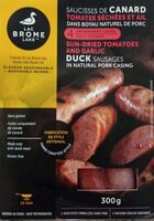 Saucisse de canard tomates séchées et ail