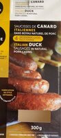 Saucisses de canard