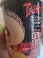 Tapatio ramen noodle soup