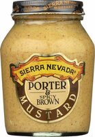 Porter and spicy brown mustard