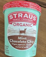 Organic Mint Chocolate Chip Ice Cream