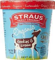 Organic Cookies & Cream Ice Cream