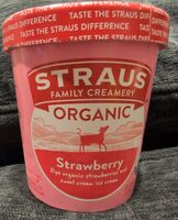 Organic Strawberry Ice Cream