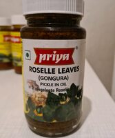 Roselle Leaves Pickles (Gongura)