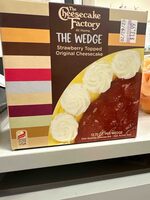 The Wedge Strawberry Topped Original Cheesecake