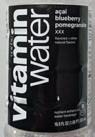 Vitaminwater acai blueberry pomegranate