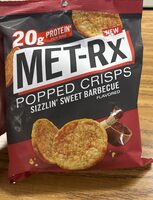 Popped crisps sizzlin sweet barbecue
