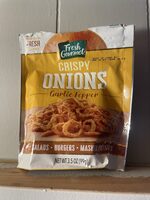 Garlic Pepper Crispy Onions