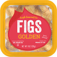 Sun dried golden figs