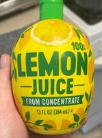 Lemon juice 100%