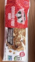 Chocolate chip cookie dough, cookie-died bar