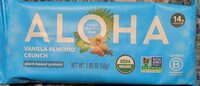 Organic Plant Based Protein Bars, Vanilla Almond Crunch