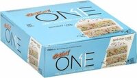 One birthday cake protein bars