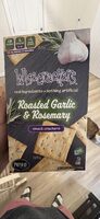 Roasted garlic with rosemary crackers