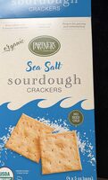 Sea Salt Sourdough Crackers