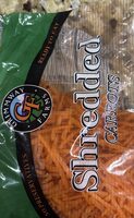 Shredded carrots