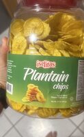 Plantain chips lightly salted