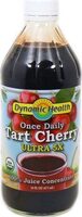 Organic tart cherry ultra juice concentrate
