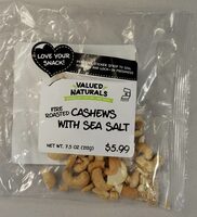 Cashews with sea salt