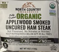 Applewood smoked Uncured Ham Steak