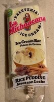 Ice cream bar - rice pudding