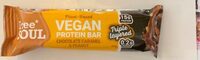 Vegan protein bar chocolate caramel & peanut