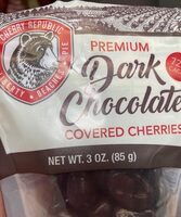 Dark chocolate covered cherries