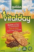 Avena y chips de chocolate