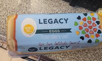 Legacy  free range eggs