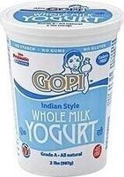 Indian Style Whole Milk Yogurt