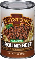 All natural canned beef