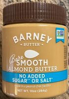 Bare Smooth Almond Butter, No Added Sugar or Salt